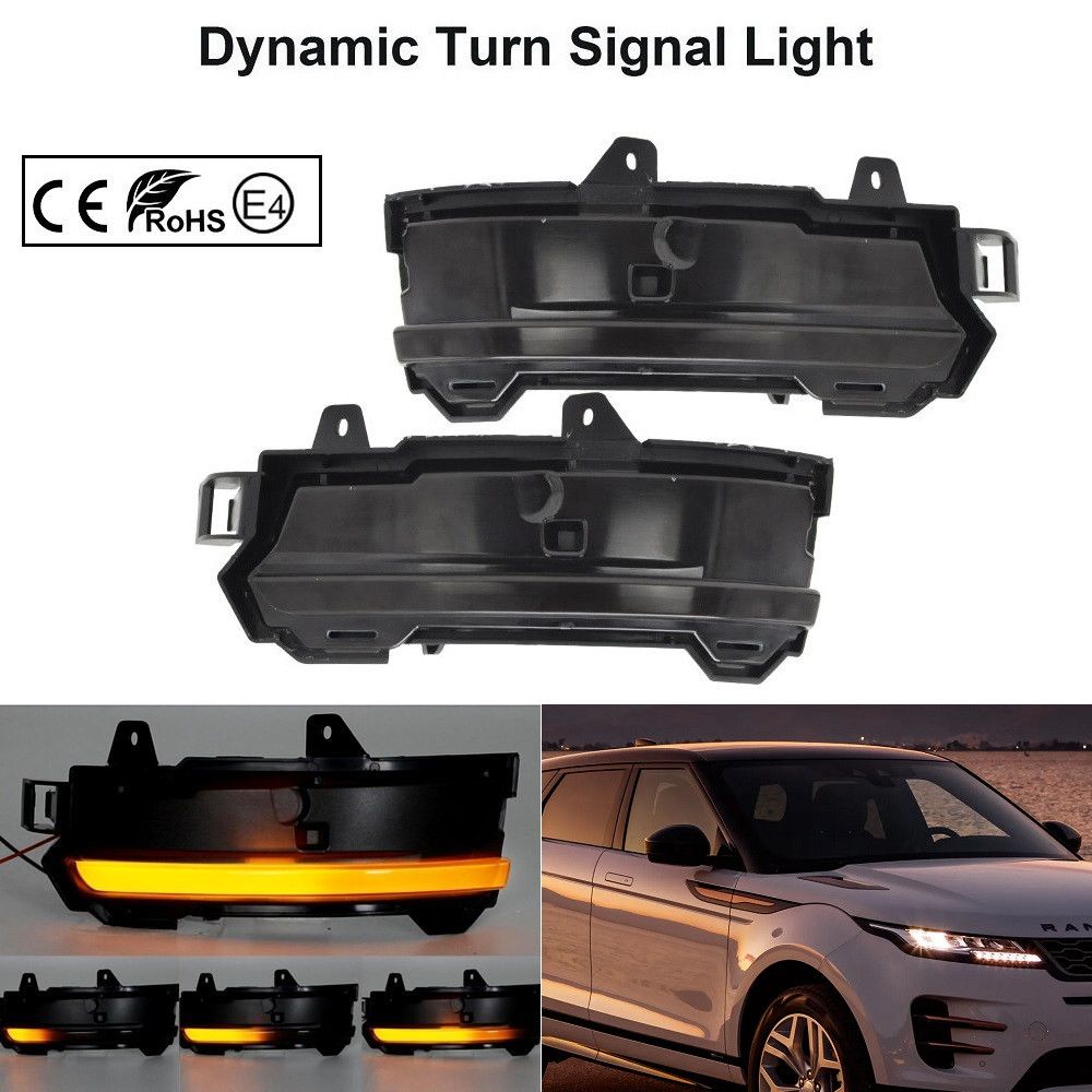 LED BOCNI DYNAMIC MIGAVCI U RETROVIZORU, TIPSKI - LAND ROVER - SMOKE LENS PL2104M36 Beograd Zemun